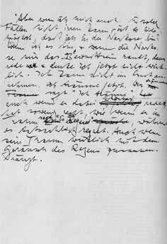 Wittgenstain's last manuscript page